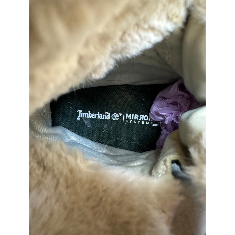 Timberland Courmayeur Valley Waterproof Winter Boots Brown Green Faux Fur Lining - Picture 11 of 11